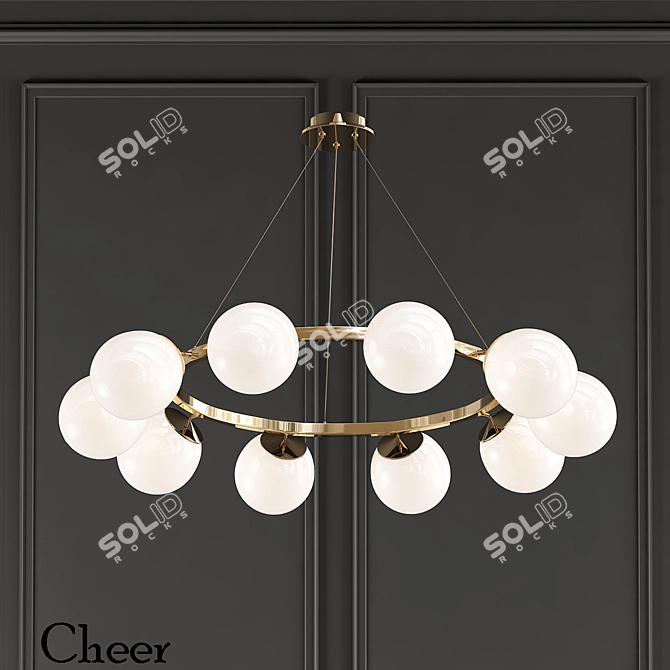 Elegant Design Cheers Lamp 3D model image 1