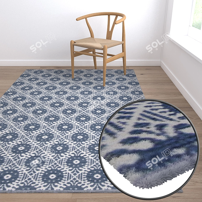 Title: Luxury Carpet Set 3D model image 5