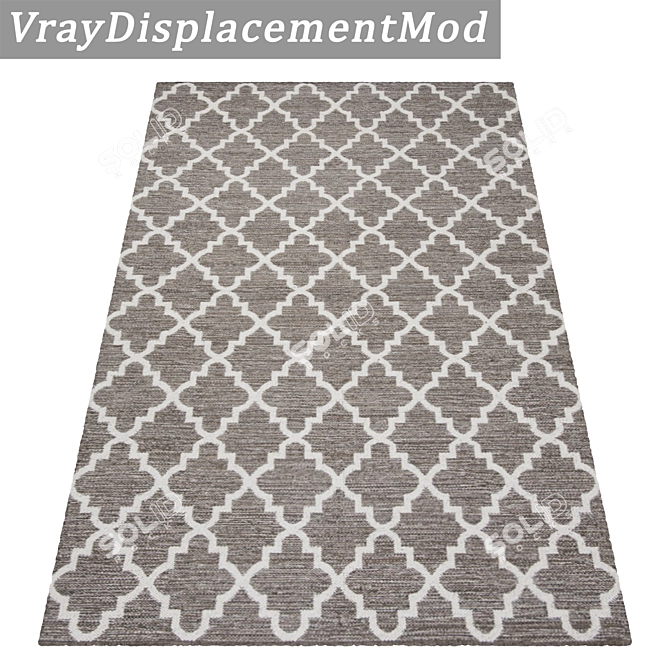 Versatile 3-Carpet Set 3D model image 3