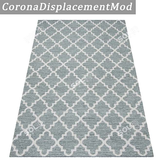 Versatile 3-Carpet Set 3D model image 4