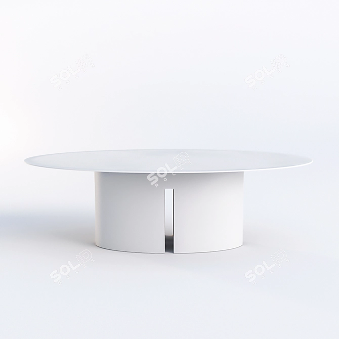 Elegant Meridiani GONG Table 3D model image 3