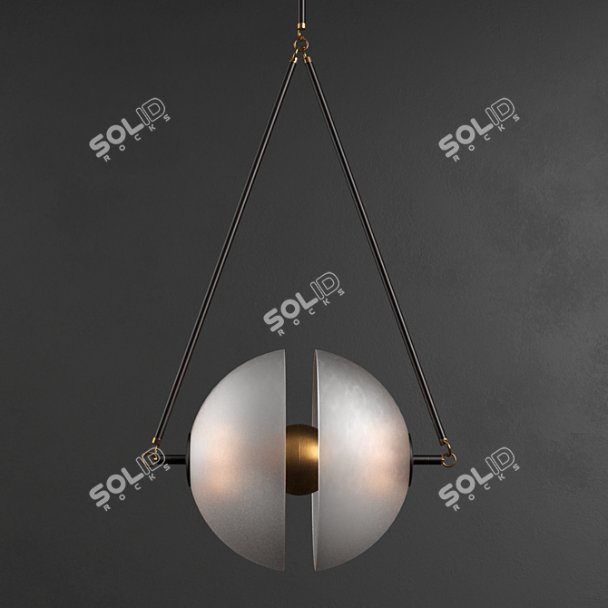 Elegant Synapse Lamp by Apparatus 3D model image 2