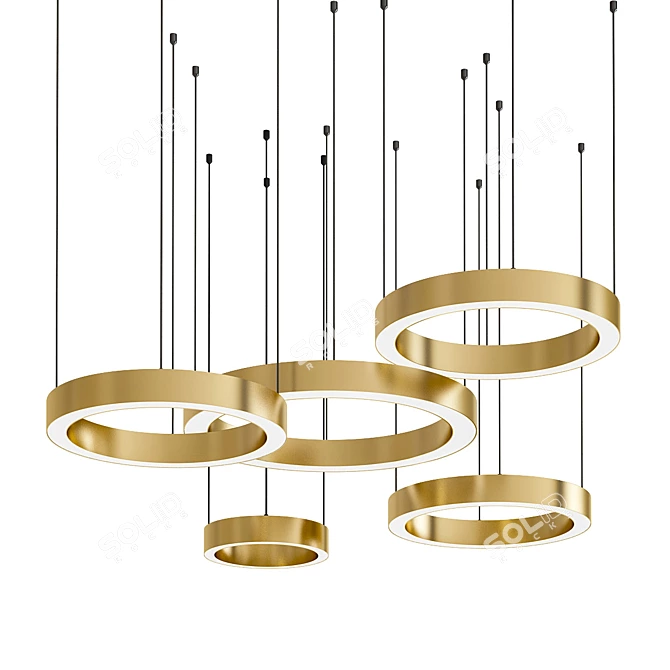 Modern Chandelier Collection 3D model image 5