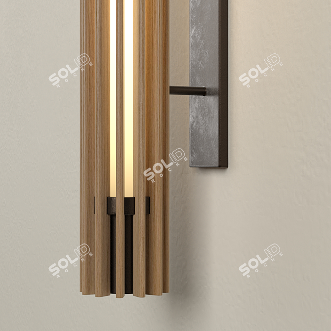 Modern Beacon 30 Sconce: Illuminate with Style 3D model image 4