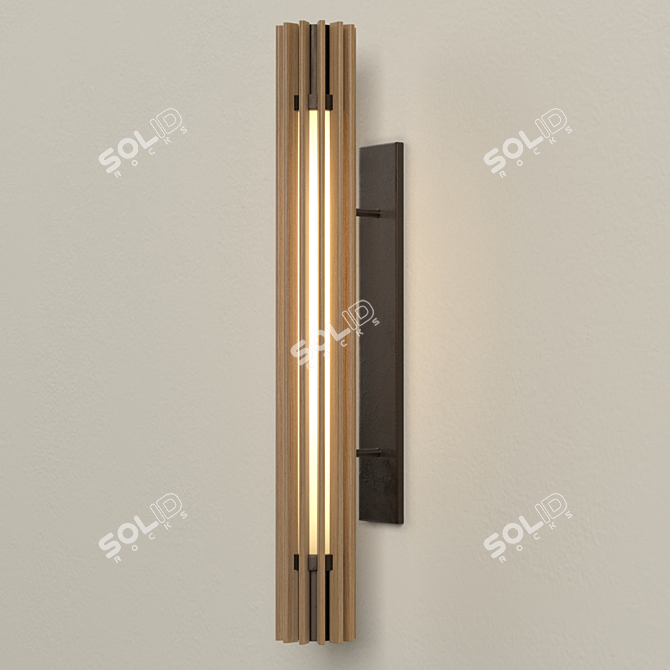 Modern Beacon 30 Sconce: Illuminate with Style 3D model image 5