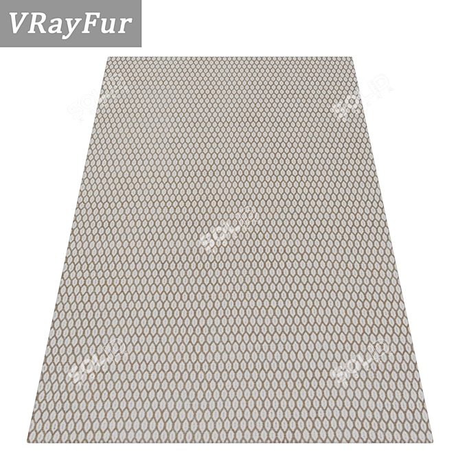 Luxury Texture Carpets Set 3D model image 2
