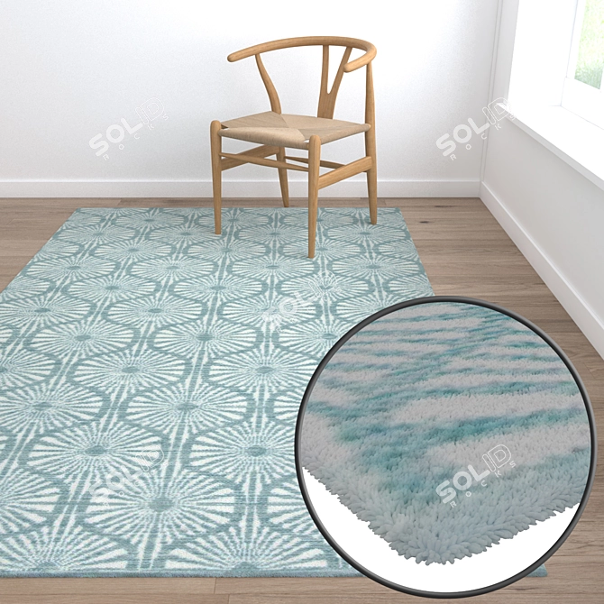 High-Quality Carpet Set for V-Ray and Corona 3D model image 5