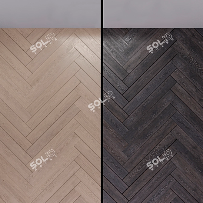 Bedrock and Corona Parquet: Ultimate Flooring Solution 3D model image 4