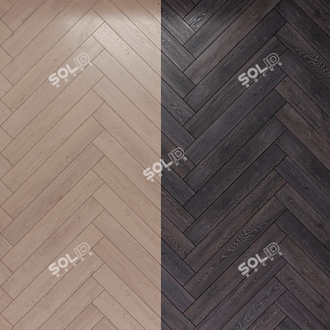 Bedrock and Corona Parquet: Ultimate Flooring Solution 3D model image 7