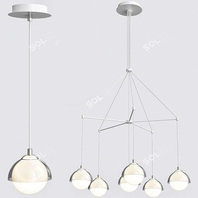 Lumion Neruni Pendant Lights 3D model image 2