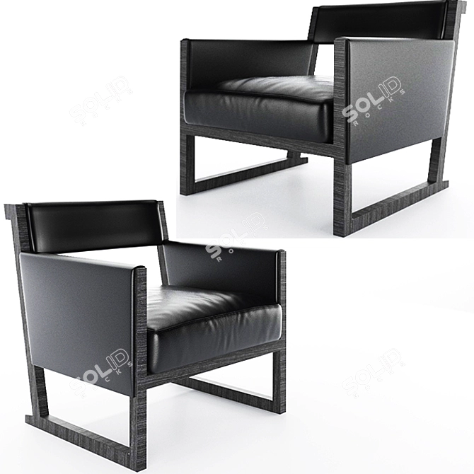 Stylish Citterio Musa Armchair 3D model image 1