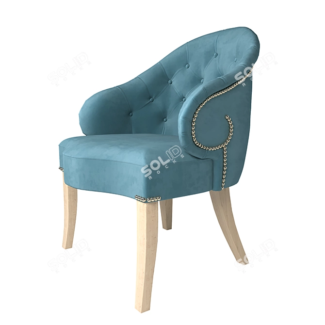 Elegant Versaille Chair - Premium Quality 3D model image 1