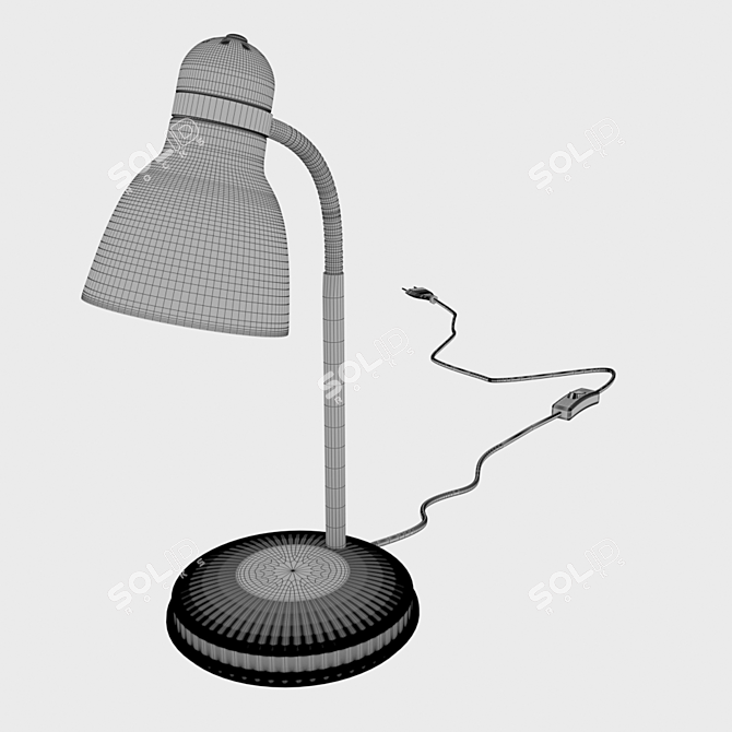 Elegant Zara HR-40 Table Lamp 3D model image 8