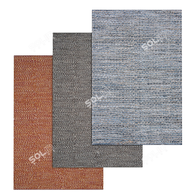 Luxury Carpet Pack - High-Quality Textures 3D model image 1