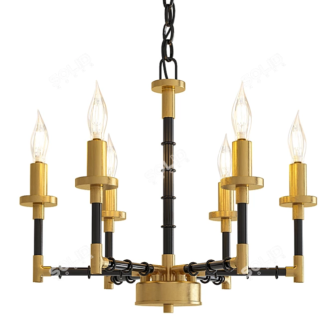 Modern Chandelier Collection 3D model image 3