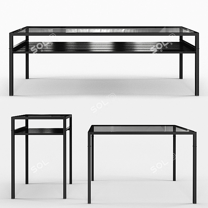 Sleek and Stylish Nyboda Coffee Tables 3D model image 4