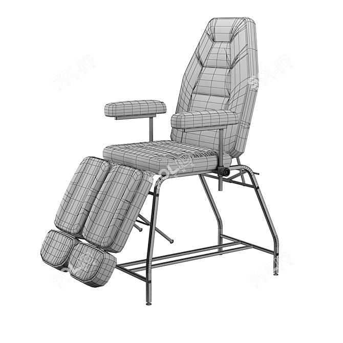 Luxury Spa Pedicure Chair 3D model image 4