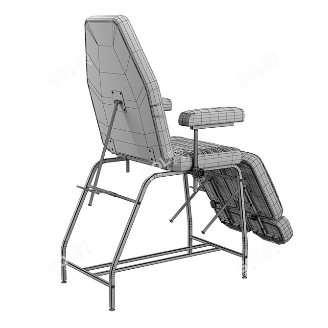 Luxury Spa Pedicure Chair 3D model image 5