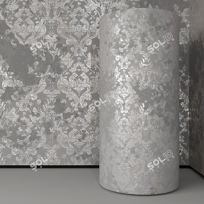 Seamless Decorative Plaster 3D model image 2