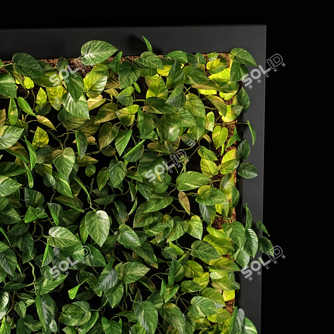 Versatile Vertical Garden 10: Stunning Design, UV Mapped & Multiple Render Options 3D model image 4