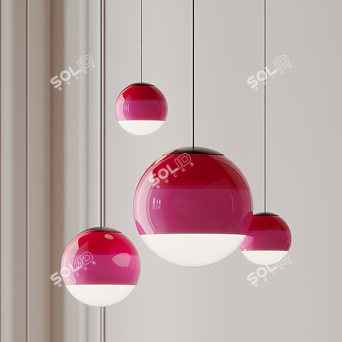 Dipped Elegance Pendant by Canudas 3D model image 3