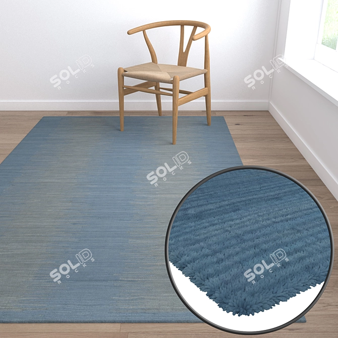 Luxury Carpet Set: High-Quality Textures 3D model image 5