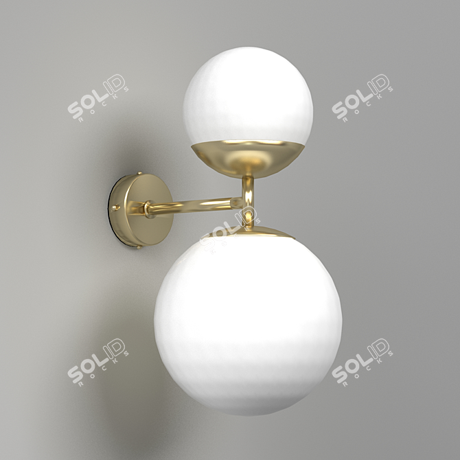 TATO Italia Biba Applique: Elegant Wall Light 3D model image 1