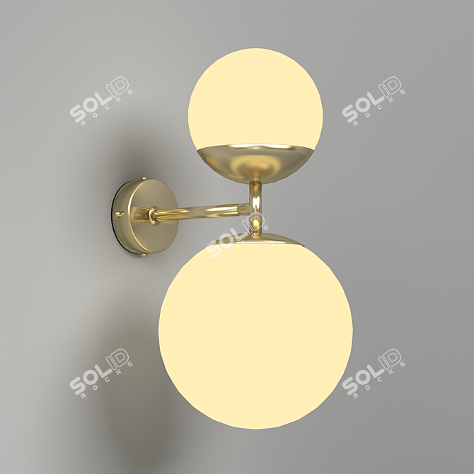 TATO Italia Biba Applique: Elegant Wall Light 3D model image 2