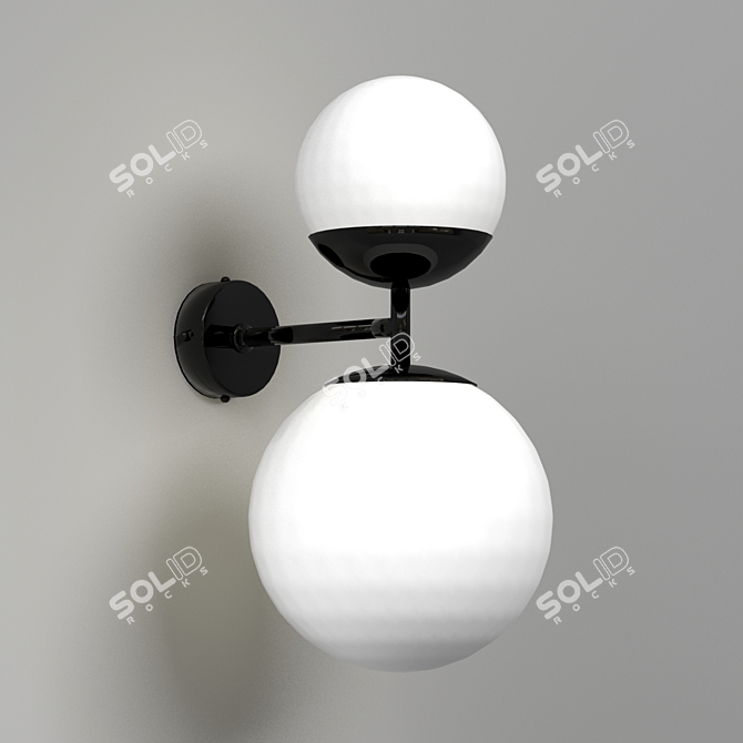 TATO Italia Biba Applique: Elegant Wall Light 3D model image 3