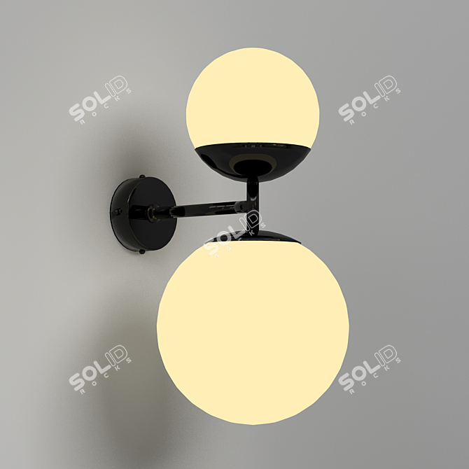 TATO Italia Biba Applique: Elegant Wall Light 3D model image 4