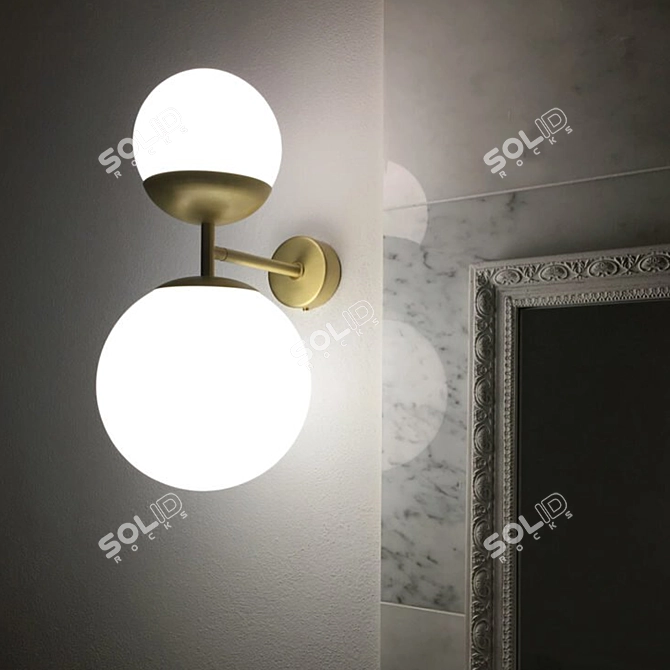 TATO Italia Biba Applique: Elegant Wall Light 3D model image 5