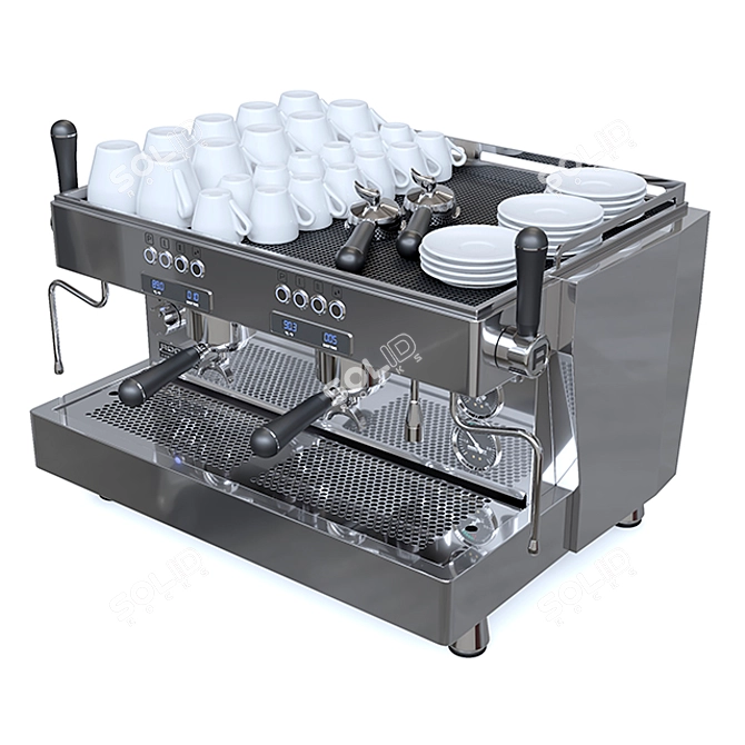 Rocket R9 Espresso Machine 3D model image 4