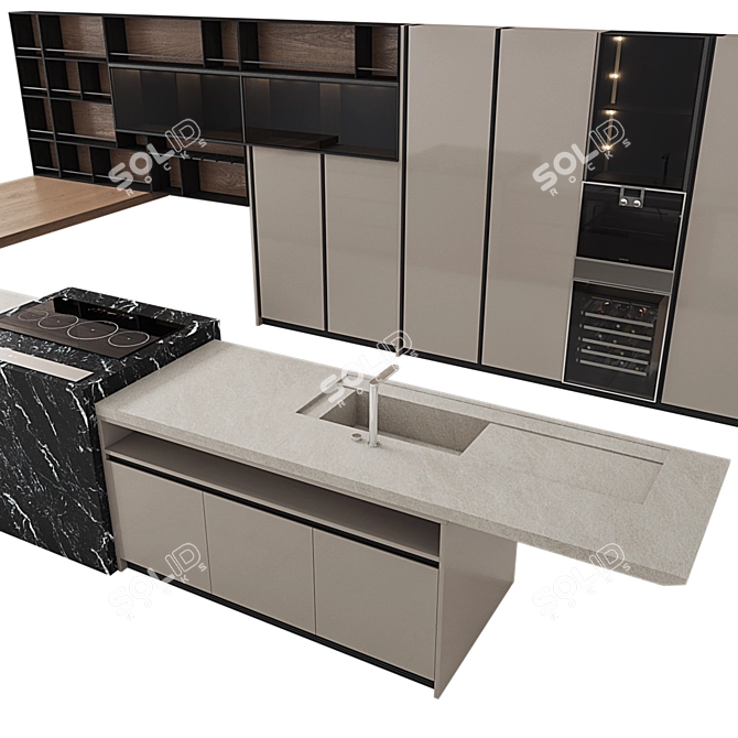 Kitchen 52: Stunning 3D Renderings 3D model image 3