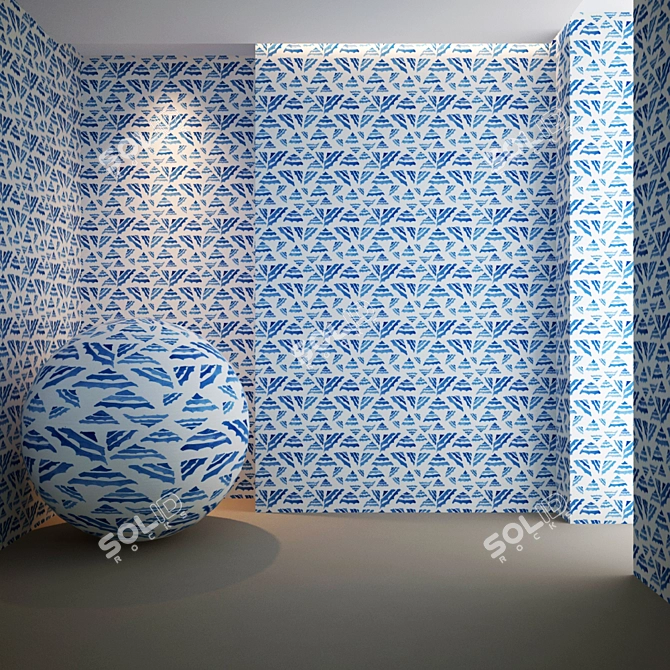 Mediterranean Bliss: La Fontelina Wallpaper 3D model image 1