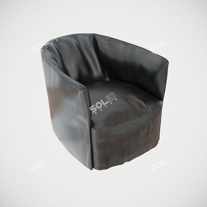 Santa Monica Armchair: Poliform Quality 3D model image 1