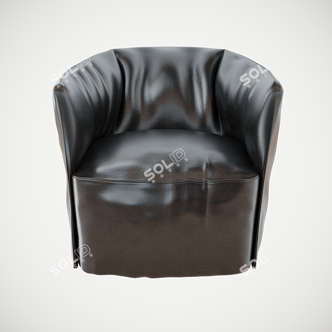 Santa Monica Armchair: Poliform Quality 3D model image 2