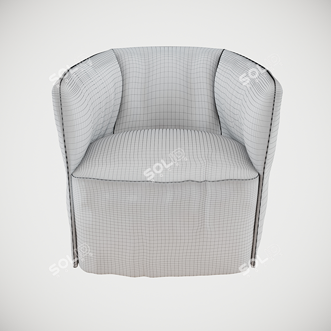 Santa Monica Armchair: Poliform Quality 3D model image 4