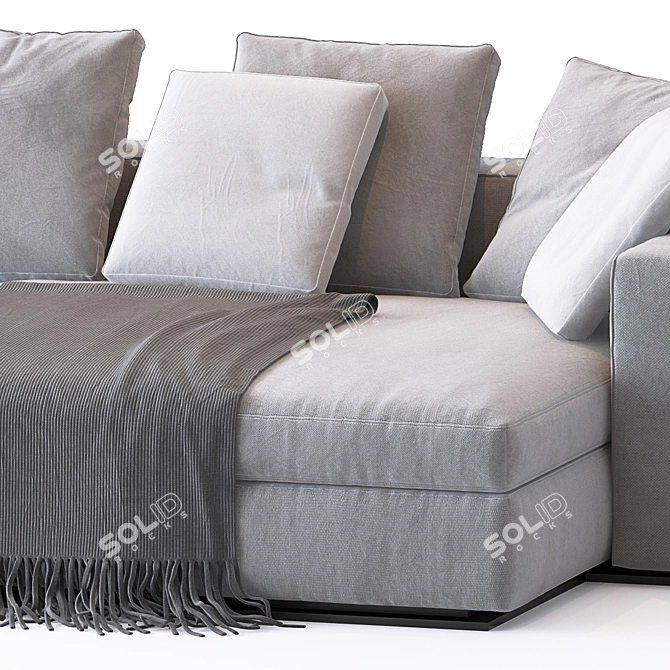 LEONARD: Elegant Minotti Sofa 3D model image 5