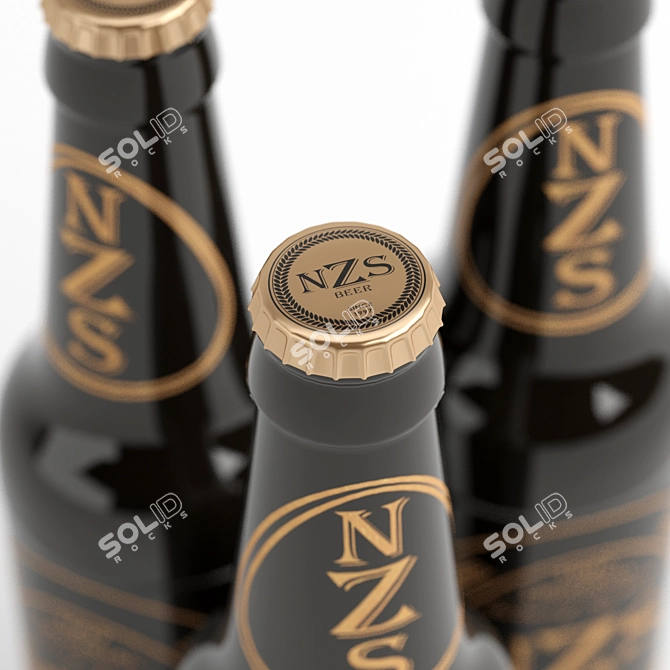 Authentic Azerbaijani Beer | NZS 3D model image 3