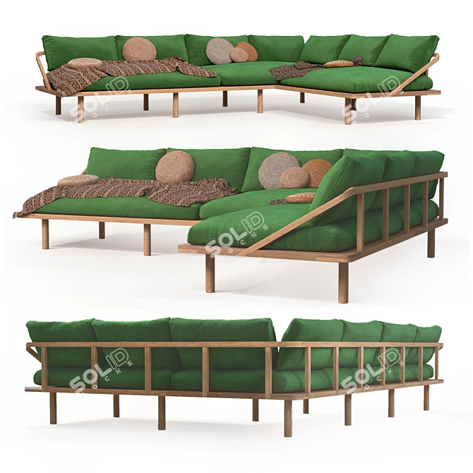 Bohemian Dreamer Couch 3D model image 5