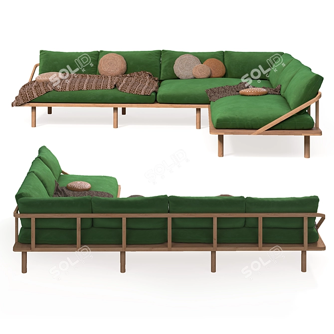 Bohemian Dreamer Couch 3D model image 7