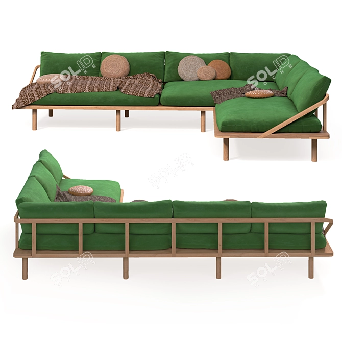 Bohemian Dreamer Couch 3D model image 8