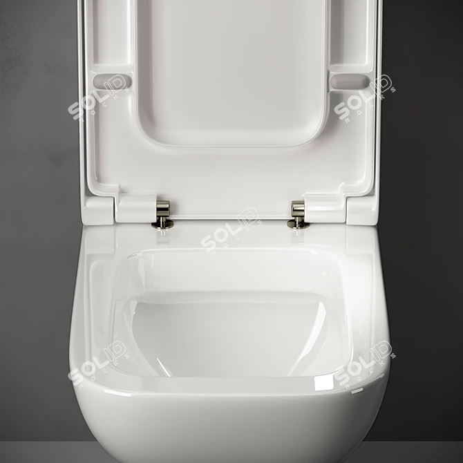 Ceramica Nova Access CN1501: Floor-Mounted Toilet 3D model image 4