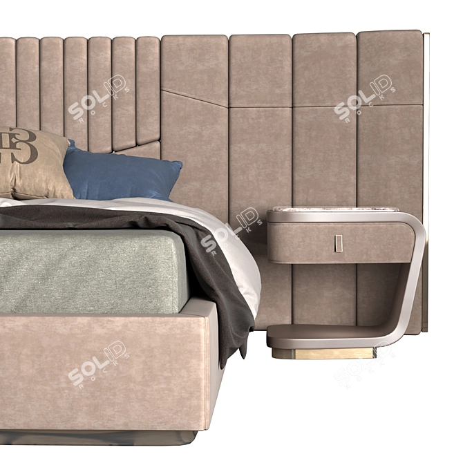 Title: Prisma Bed - Stylish and Functional 3D model image 3