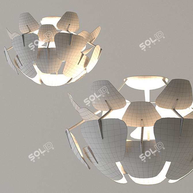 Ethereal Elegance: Ceiling Hope 3D model image 4
