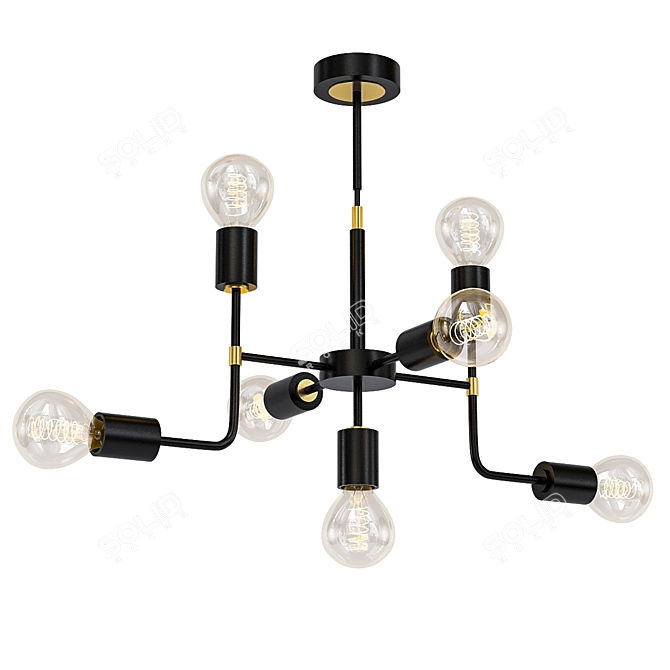 ALFA Transformer Pendant Light 3D model image 1