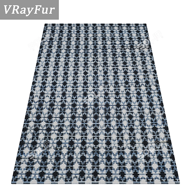 Title: Premium Carpet Set 317 3D model image 2