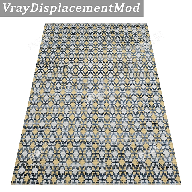 Title: Premium Carpet Set 317 3D model image 3