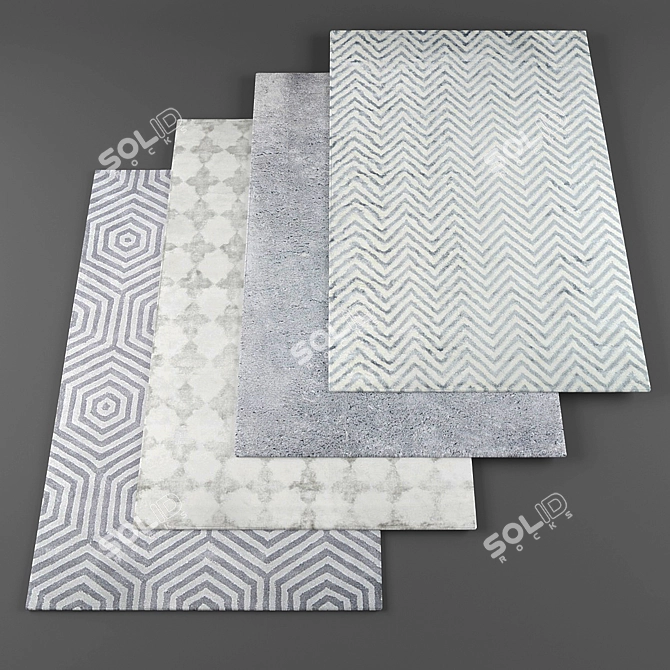 Elegant Nuloom Rugs Collection 3D model image 1