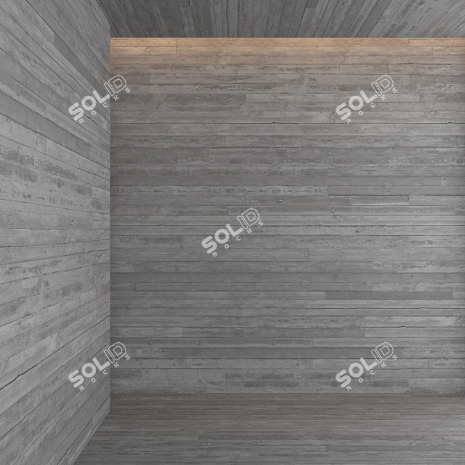 Elegant Concrete Decor 22 3D model image 1